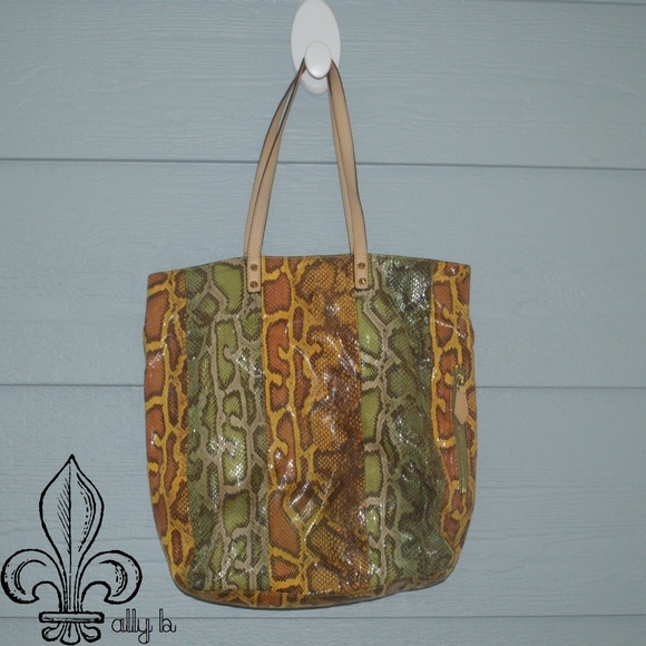 🐍Sam Edelman Python tote🐍 - Picture 1 of 7